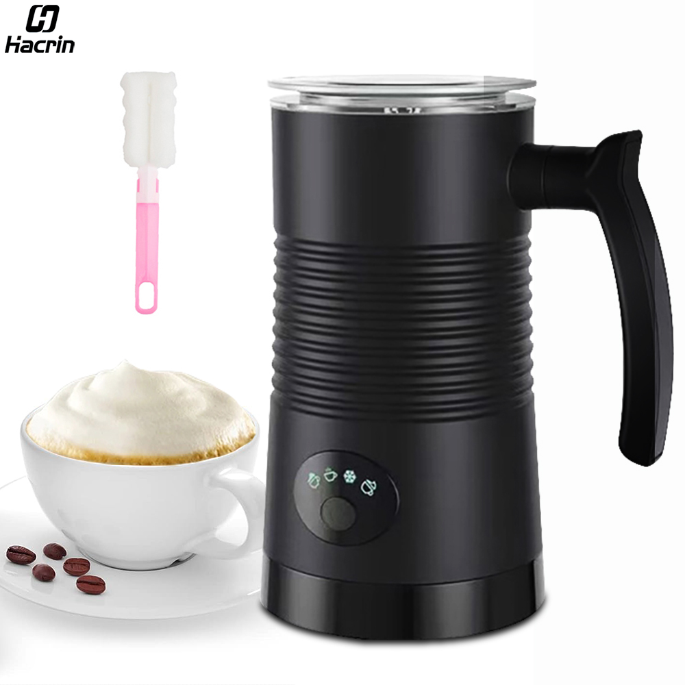 Yogurt Maker Electric - 電動ミルク泡立て器ミルクフォームマシンコーヒーカプチーノラテ 4 in 1 ホットおよびコールドフォームメーカー自動ミルク泡立て器フォーマー