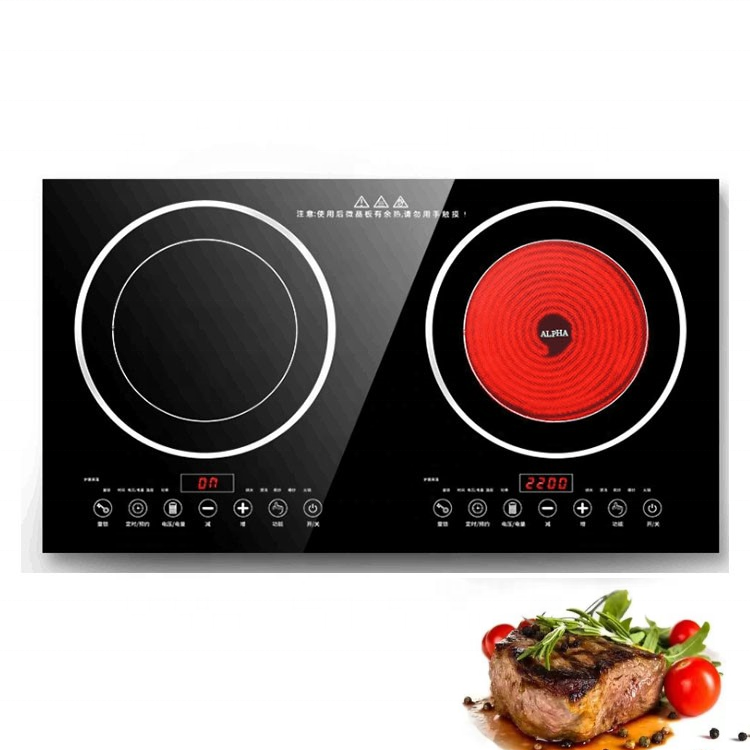 Kitchen Appliances Best - 110V/220V ベストセラー キッチン家電 2口電磁調理器 赤外線コンロ 多機能IHクッキングヒーター