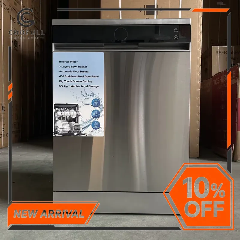 Kitchen Appliances Built In - 15セット内蔵型食器洗い機、可変周波数タッチコントロール、自動ドア開閉、家庭用スマートキッチン家電