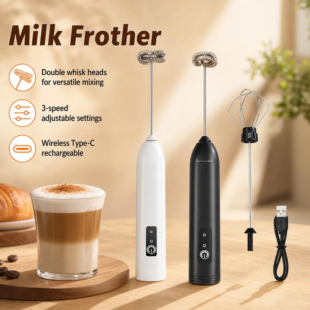 ハンドヘルドミルクフォーマー 充電式電動泡立て器 3段階速度 - Yogurt Maker Electric のレビューと価格