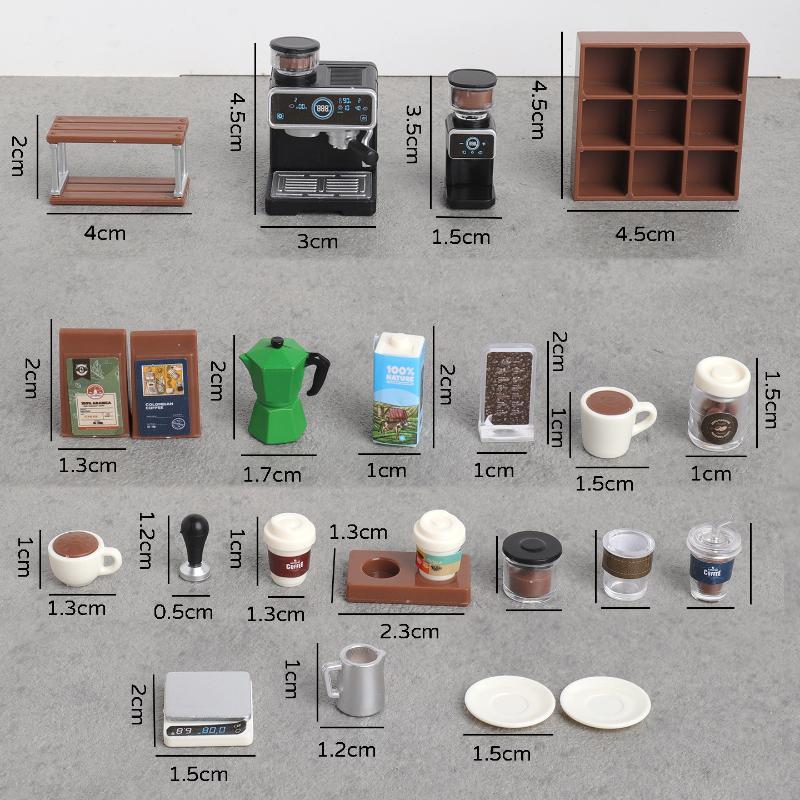 新しい # 1:12 ドールハウス用ミニチュアコーヒーメーカ - Kitchen Appliances Toys のレビューと価格