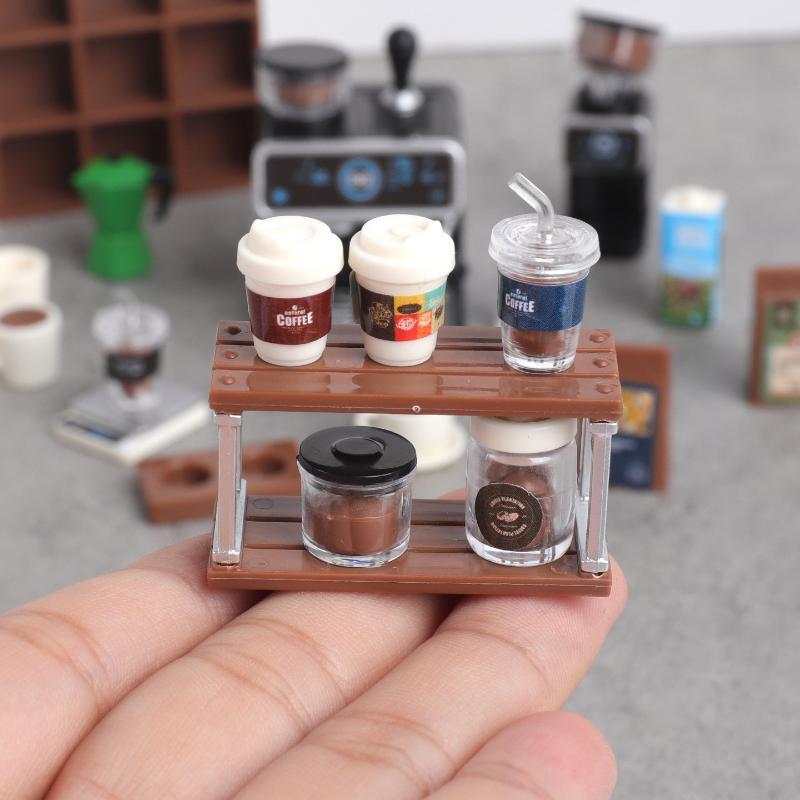 新しい # 1:12 ドールハウス用ミニチュアコーヒーメーカ - Kitchen Appliances Toys のレビューと価格