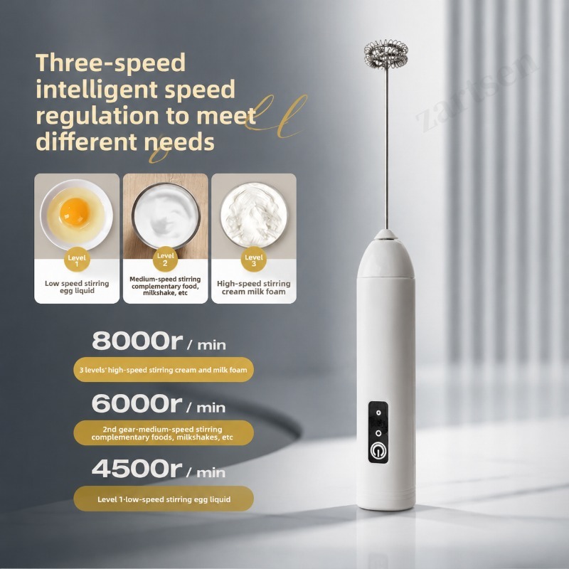 電動コーヒーフォーマー 2 in 1 充電式 Type-C  - Yogurt Maker Electric のレビューと価格