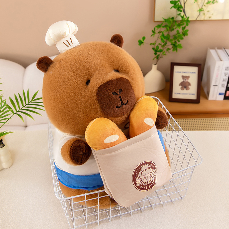 30cm シェフ パン カピバラ ぬいぐるみ かわいい カピ - Kitchen Appliances Toys のレビューと価格