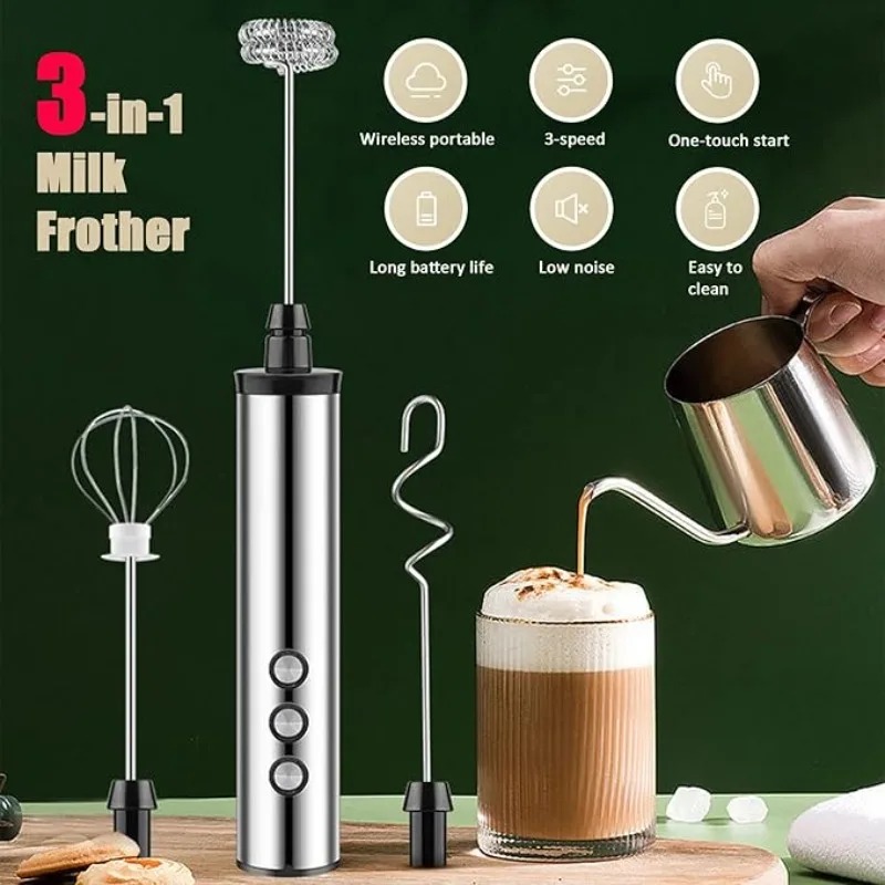 マグパイ3in1ハンドヘルド電動ミルク泡立て器ドリンクミキサ - Yogurt Maker Electric のレビューと価格