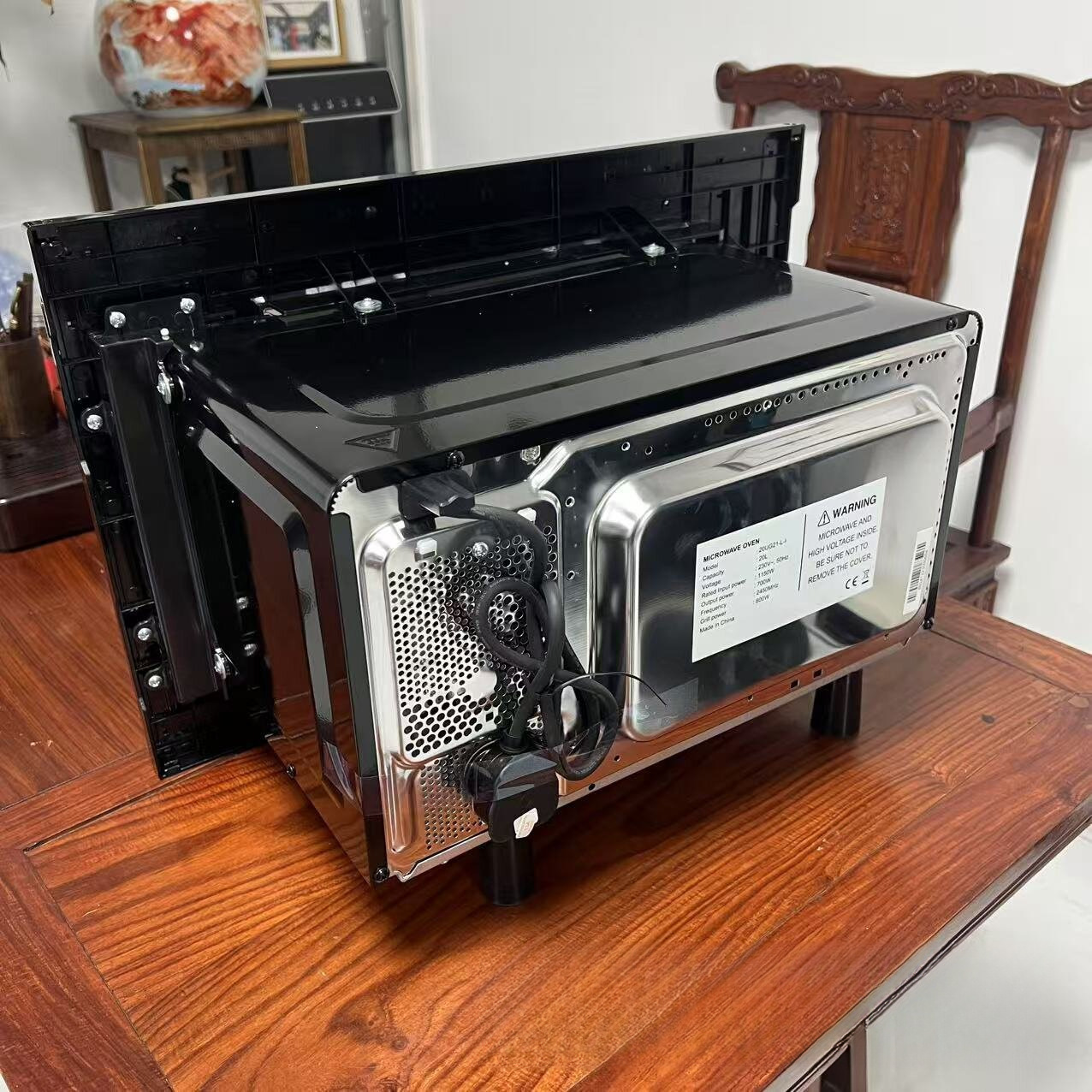 20L高品質電子レンジ、グリル機能付き小型キッチン家電 - Kitchen Appliances Built In のレビューと価格
